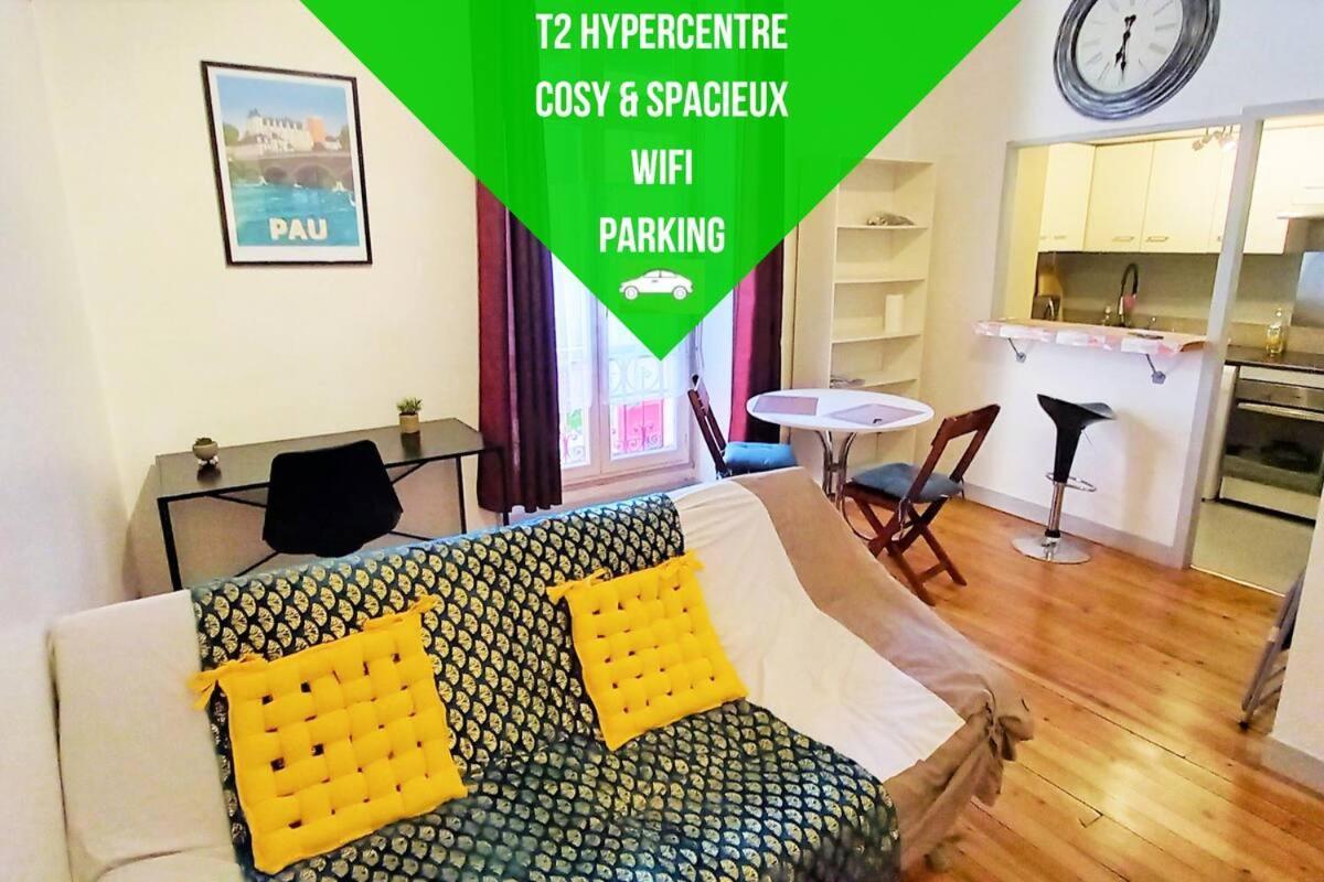 Le Gambetta T2 Cosy Hypercentre Wifi Fibre Avec Parking Apartment Pau Bagian luar foto